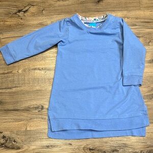 Blue Long Sleeve Kids Tunic